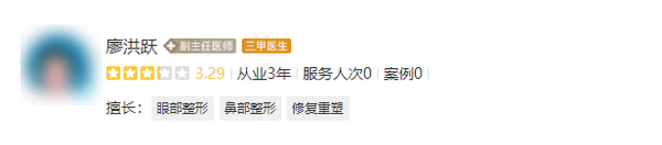 南昌二附医院美容科医生简介\口碑\擅长项目公布